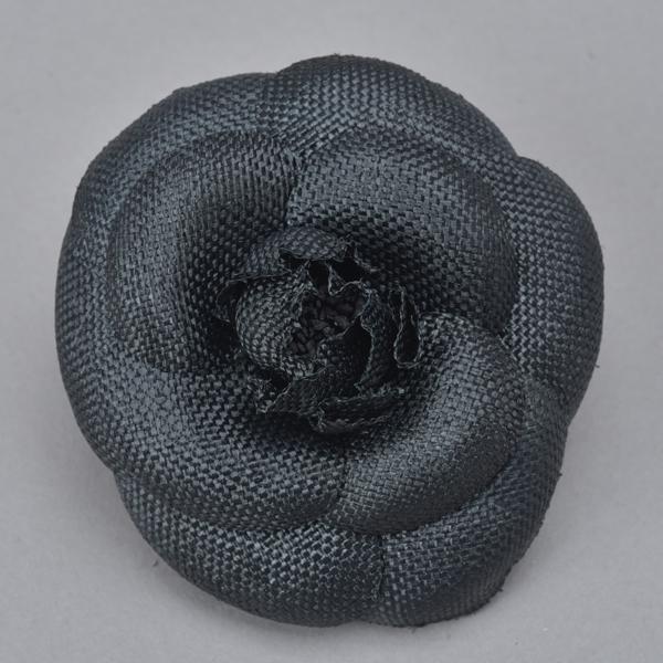 新品同様◇CHANEL シャネル カメリア コサージュ ブラック 箱付