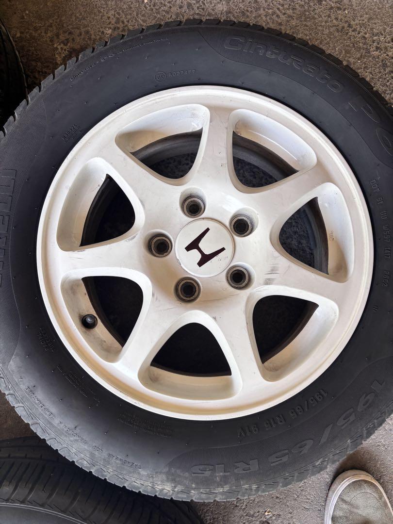 ホンダ　シビック　タイプR ek9 純正ホイール　タイヤ付き　4本　dc2 流用