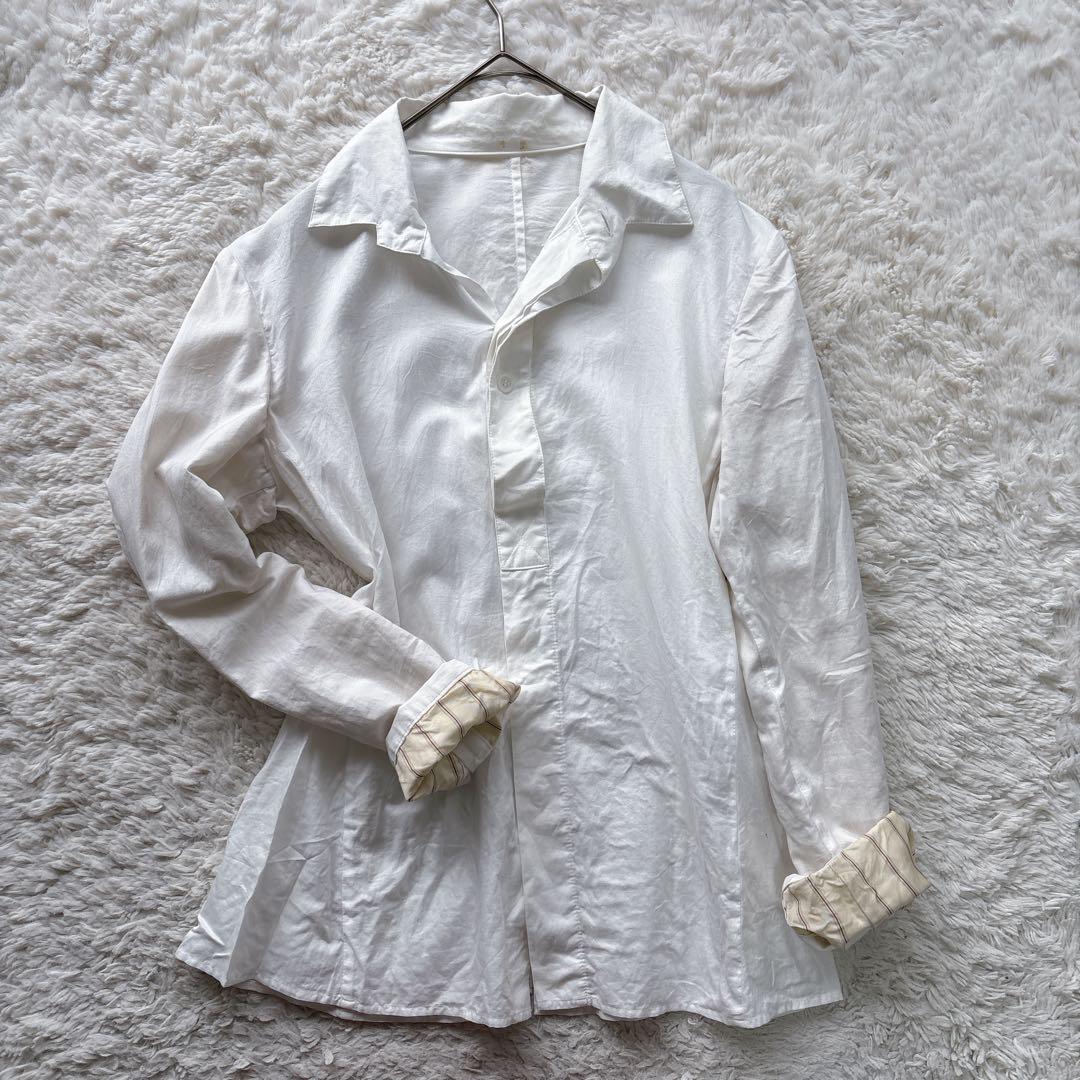 ✨大人気✨ Yohji Yamamoto　/　ヨウジヤマモト白長袖シャツ