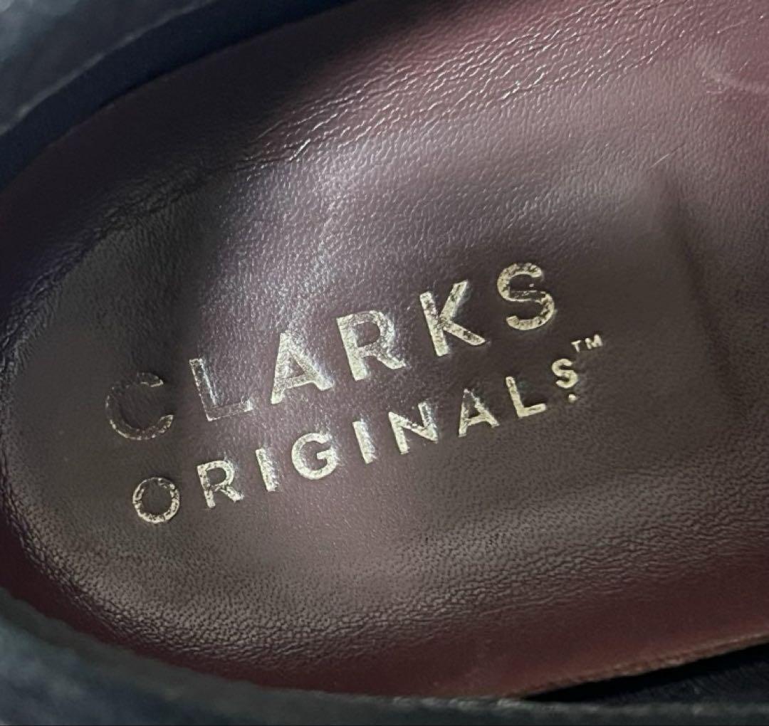 Clarks クラークス ワラビー ゴアテックス 黒 スエード UK8 26.0