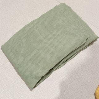 グリーン ガーゼ生地