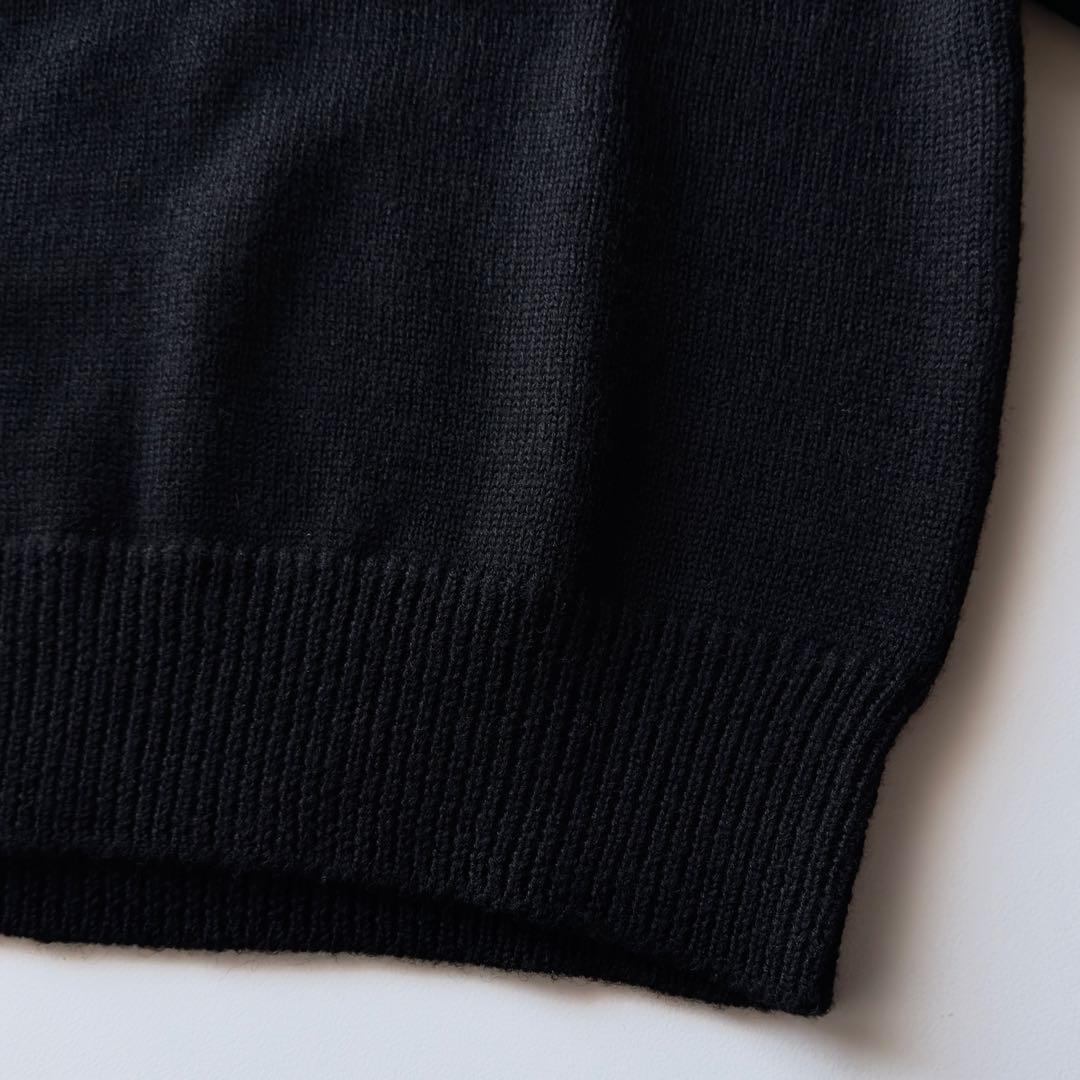 新品 マーガレットハウエル DENSE WOOL ミドルゲージVネックニット 2