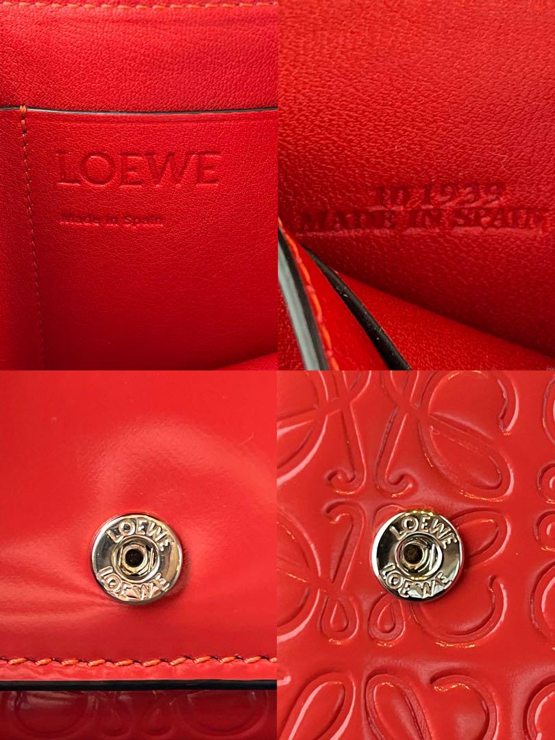 【極美品】LOEWE ロエベ 三つ折り財布 リピートアナグラム