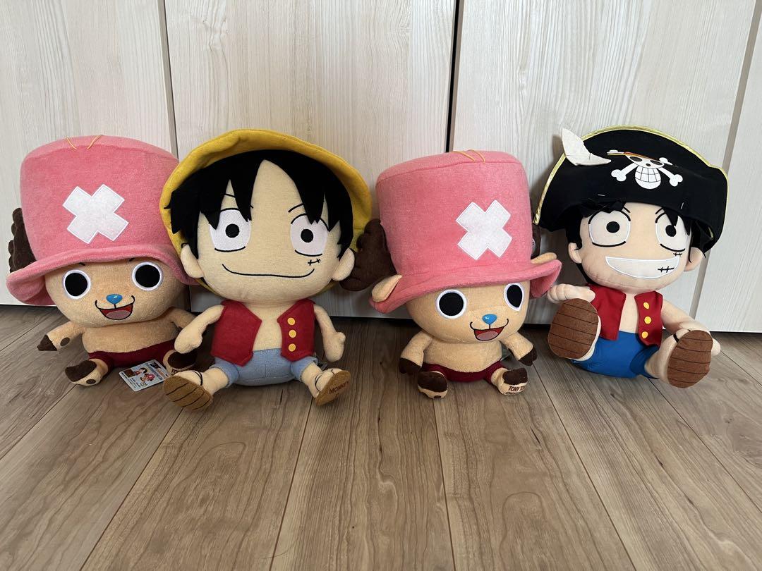 ワンピース　ルフィ　チョッパー　ぬいぐるみ　４体