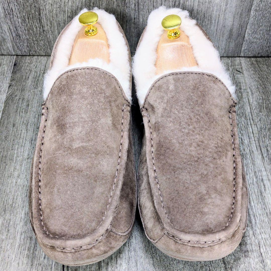 UGG スエード モカシン 28.0㎝ グレーブラウン