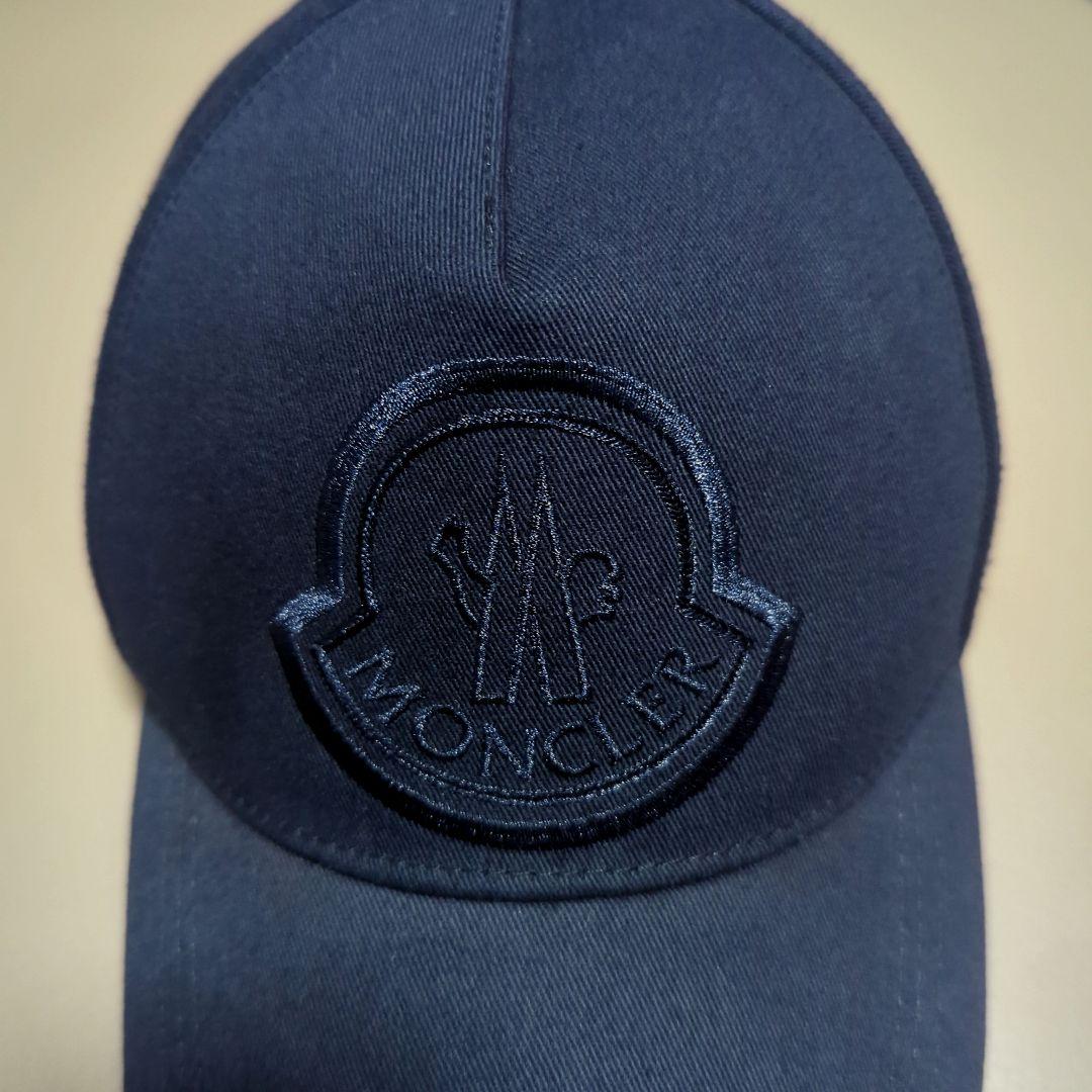 MONCLER ネイビー ベースボールキャップ