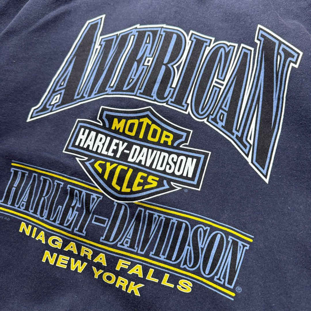 トップス 00s Harley Davidson zip-up sweat shirt