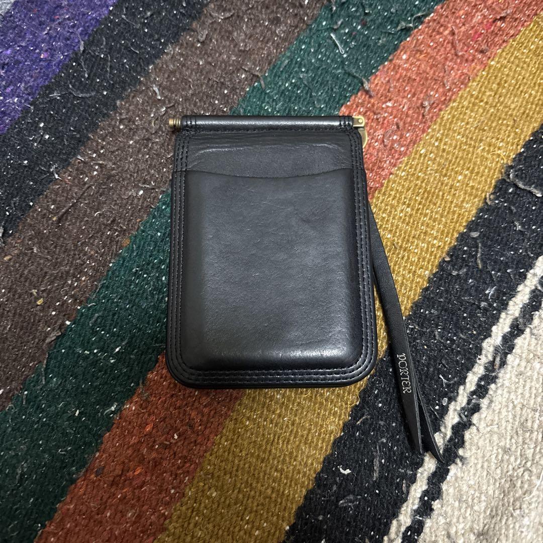 PORTER ランバー　ブラック マネークリップ