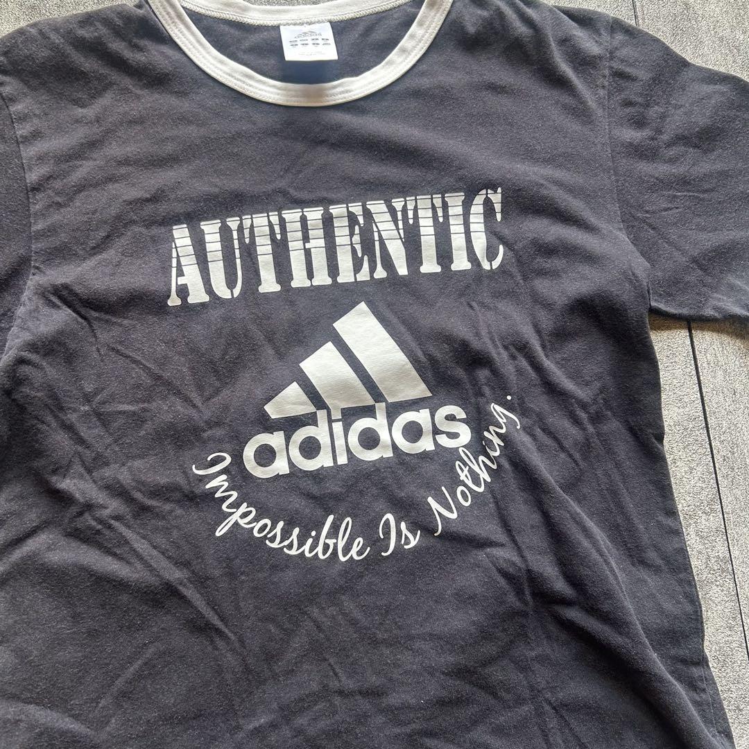 archive adidas ringer short sleeve shirt - メルカリ