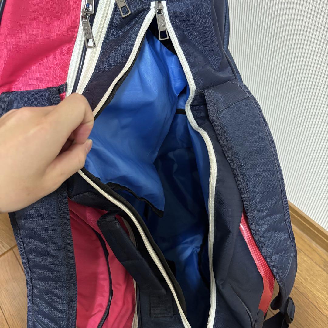 YONEX バドミントンバッグ ピンク/ネイビー