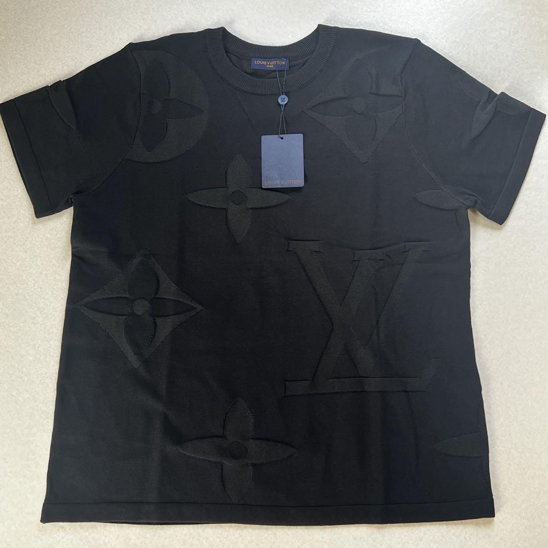 【エネ】LOUIS VUITTON ルイヴィトTシャツ　新品　タグ付　箱付 86k12 LOUIS VUITTON ルイヴィトン LVスプレッドエンブロイ