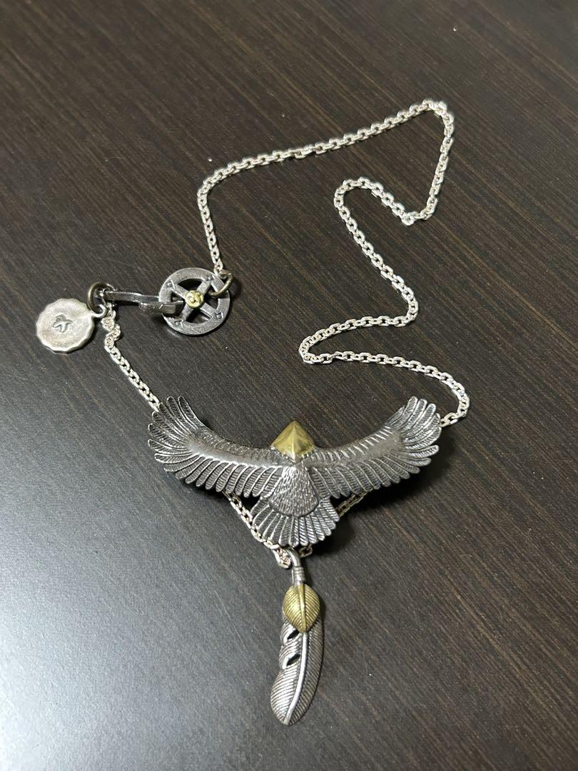 インディアンジュエリー　ネックレス　カスタム品　シルバー925アクセサリー