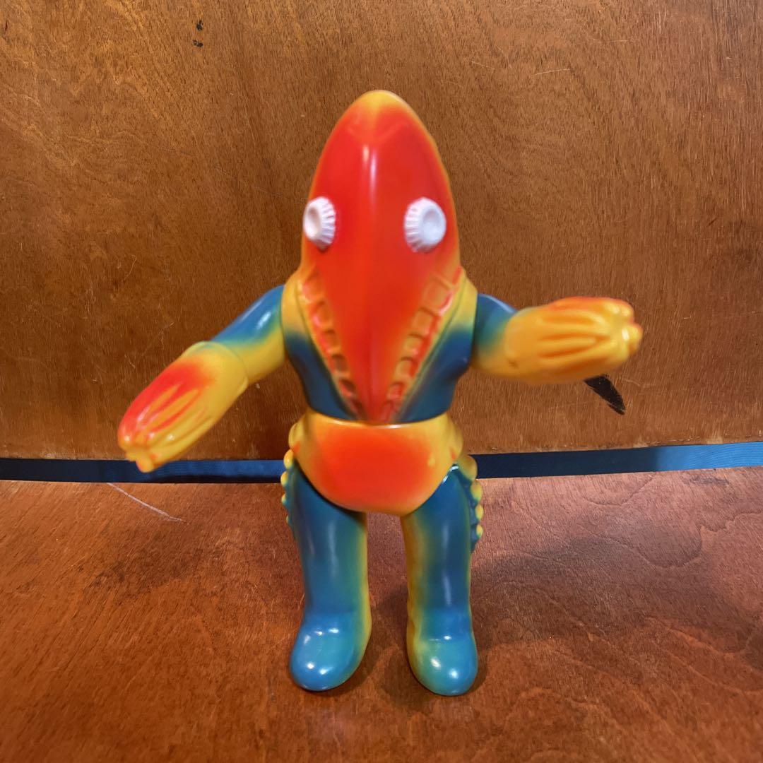 マーミット ビニパラベビー メトロン星人　ソフビ　ブルマァク　マルサン