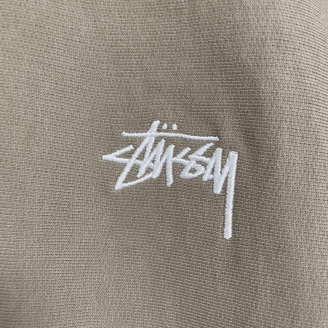 品多く STUSSY STOCK LOGO MOCK ハーフジップ スウェット L トップス