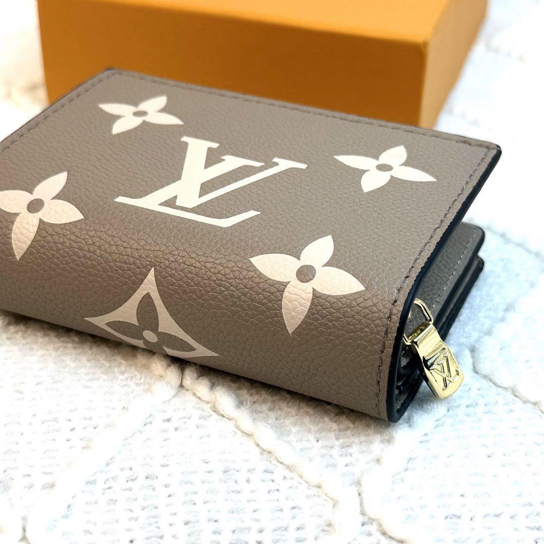 箱付き ルイヴィトン 二つ折り財布 小銭入れ付き