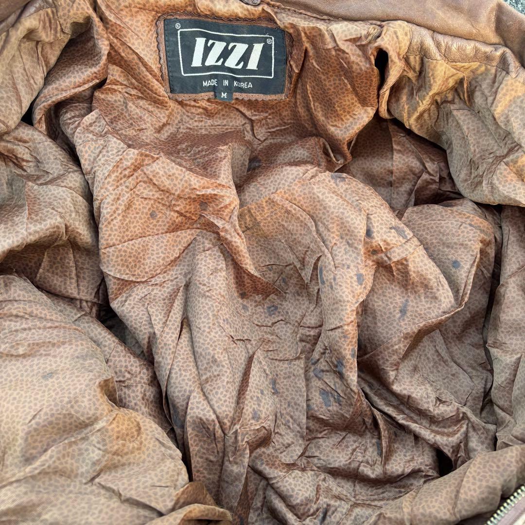 古着 70s〜 短丈 leather bomber jacket A-2 本革