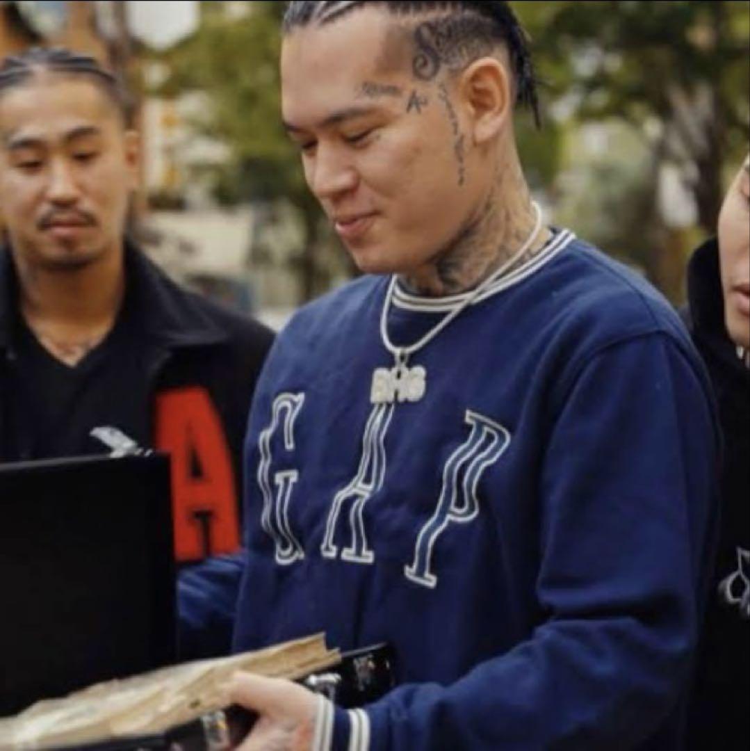 KID FRESINO YZERR着用　gap トレーナー　スウェット