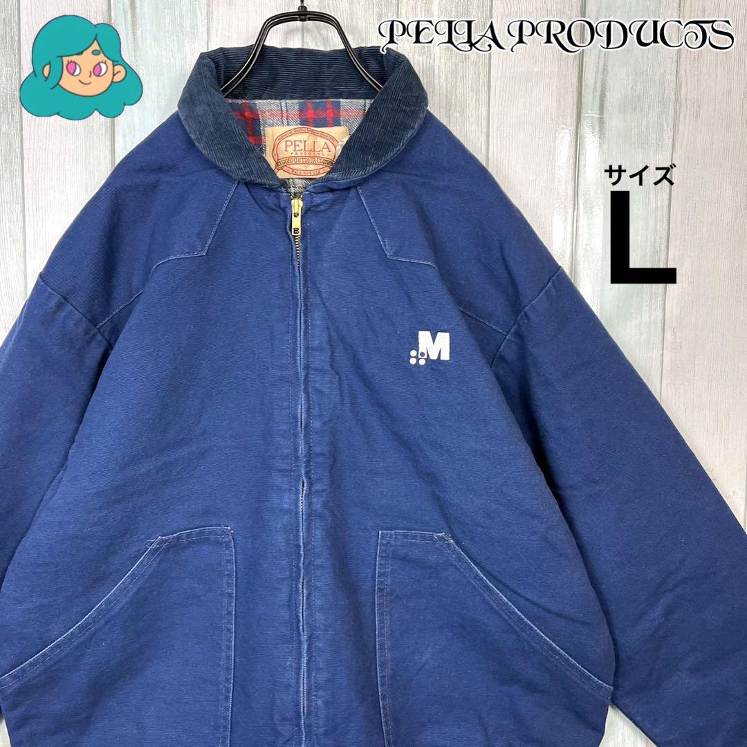 ヴィンテージ　カバーオール　ジャケット　ブルゾン　USA製　90s　古着　L
