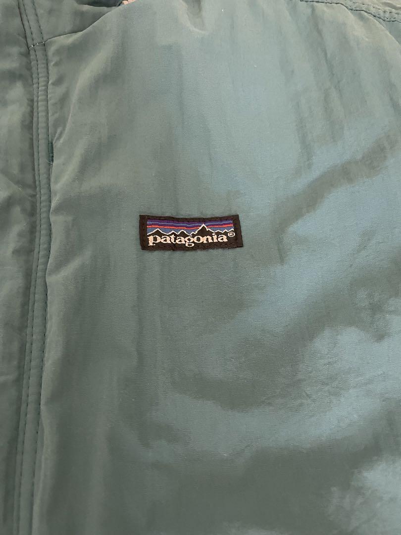 パタゴニア シェルドシンチラ ジャケット キッズ XL グリーン系 USA製