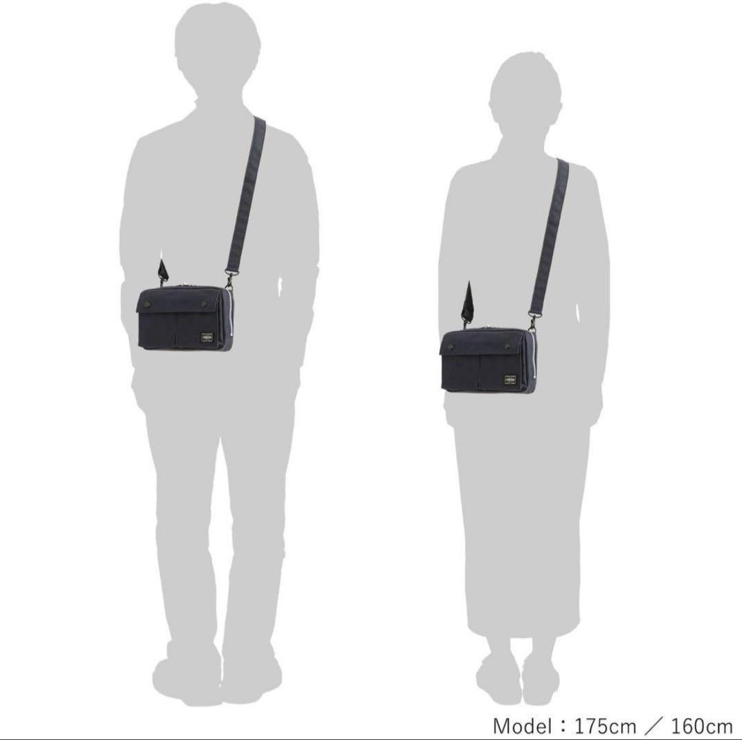 未使用級★PORTER スモーキー 2way ショルダーバッグ クラッチバッグ
