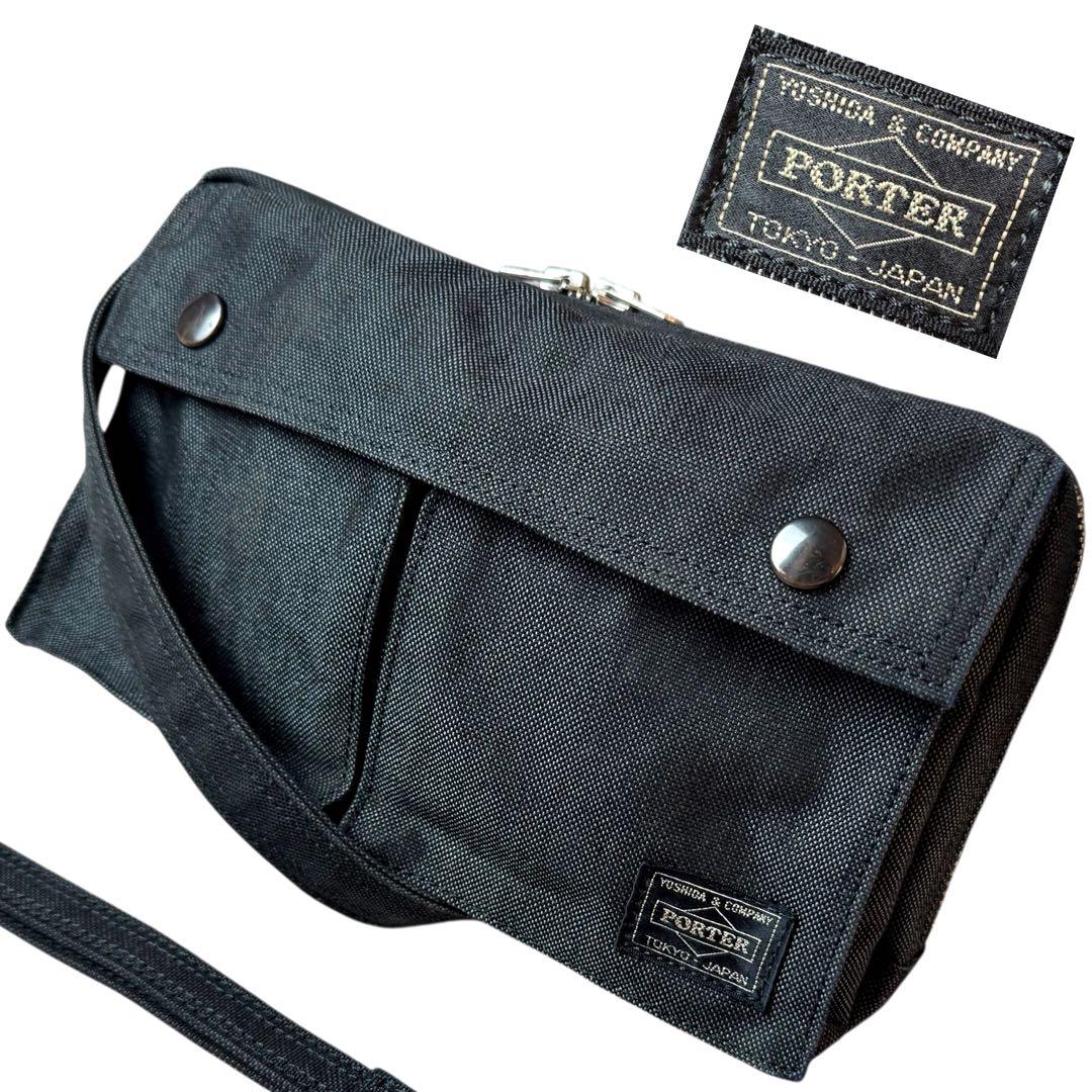 未使用級★PORTER スモーキー 2way ショルダーバッグ クラッチバッグ