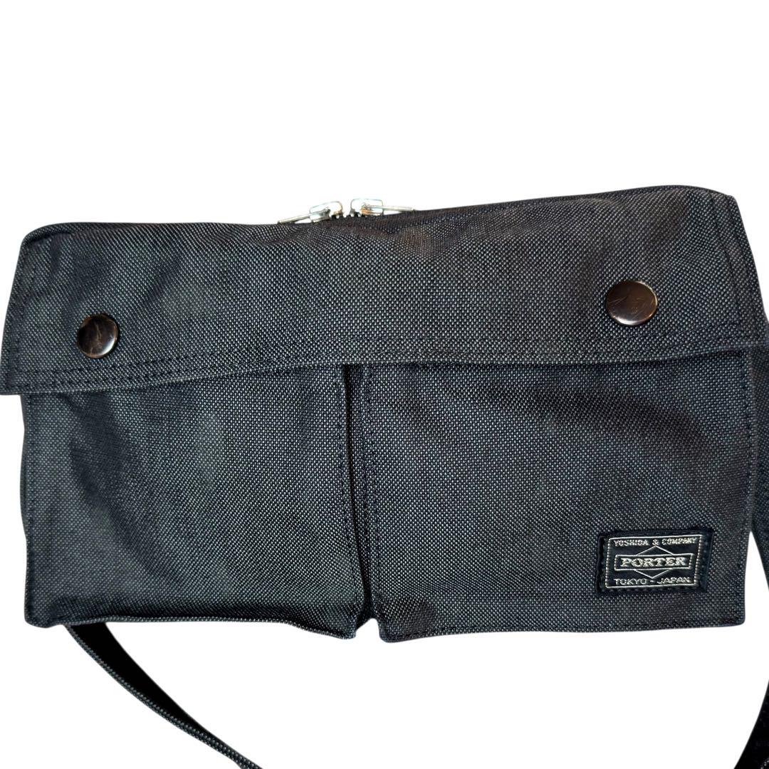 未使用級★PORTER スモーキー 2way ショルダーバッグ クラッチバッグ