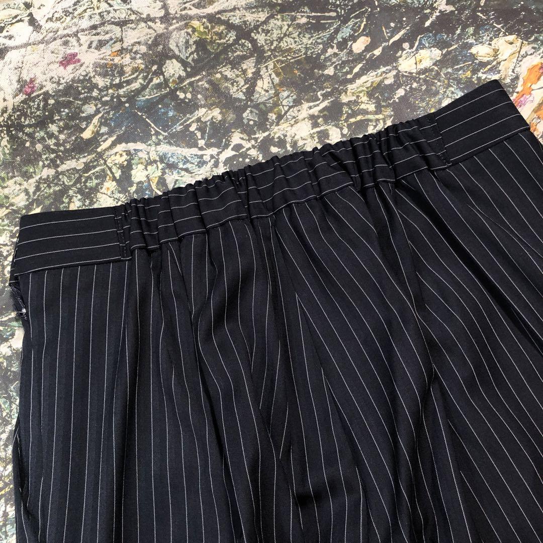 【美品】エストネーション-ESTNATION-ストライプテーパードパンツ