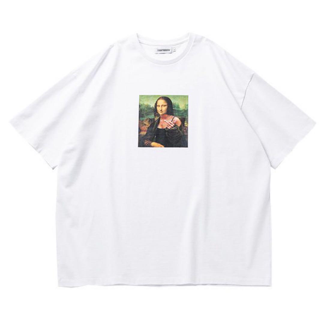 ★お求めやすく価格改定★ TIGHTBOOTH】半袖モナリザTシャツ White トップス