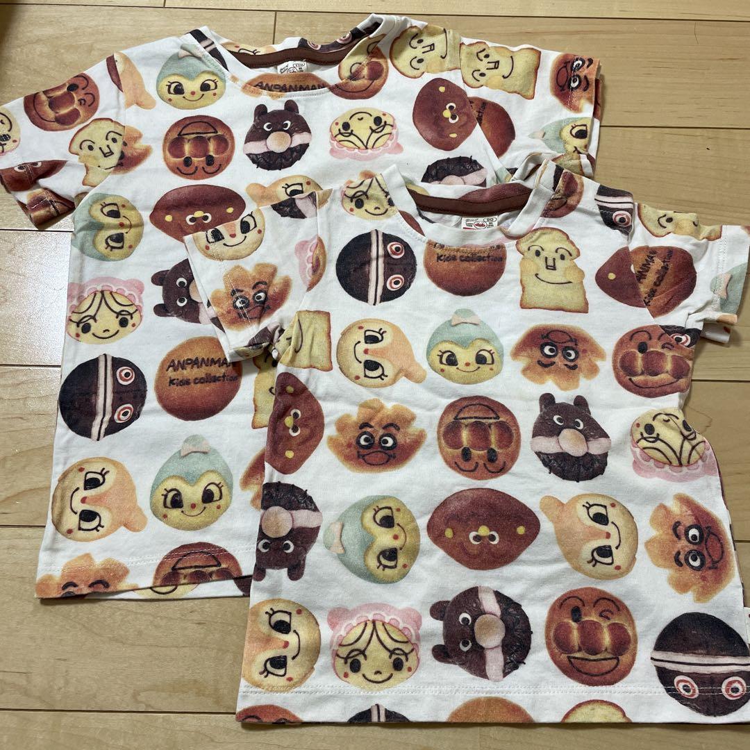 アンパンマン キッズコレクション☆パン柄Tシャツ 110 90 - メルカリ