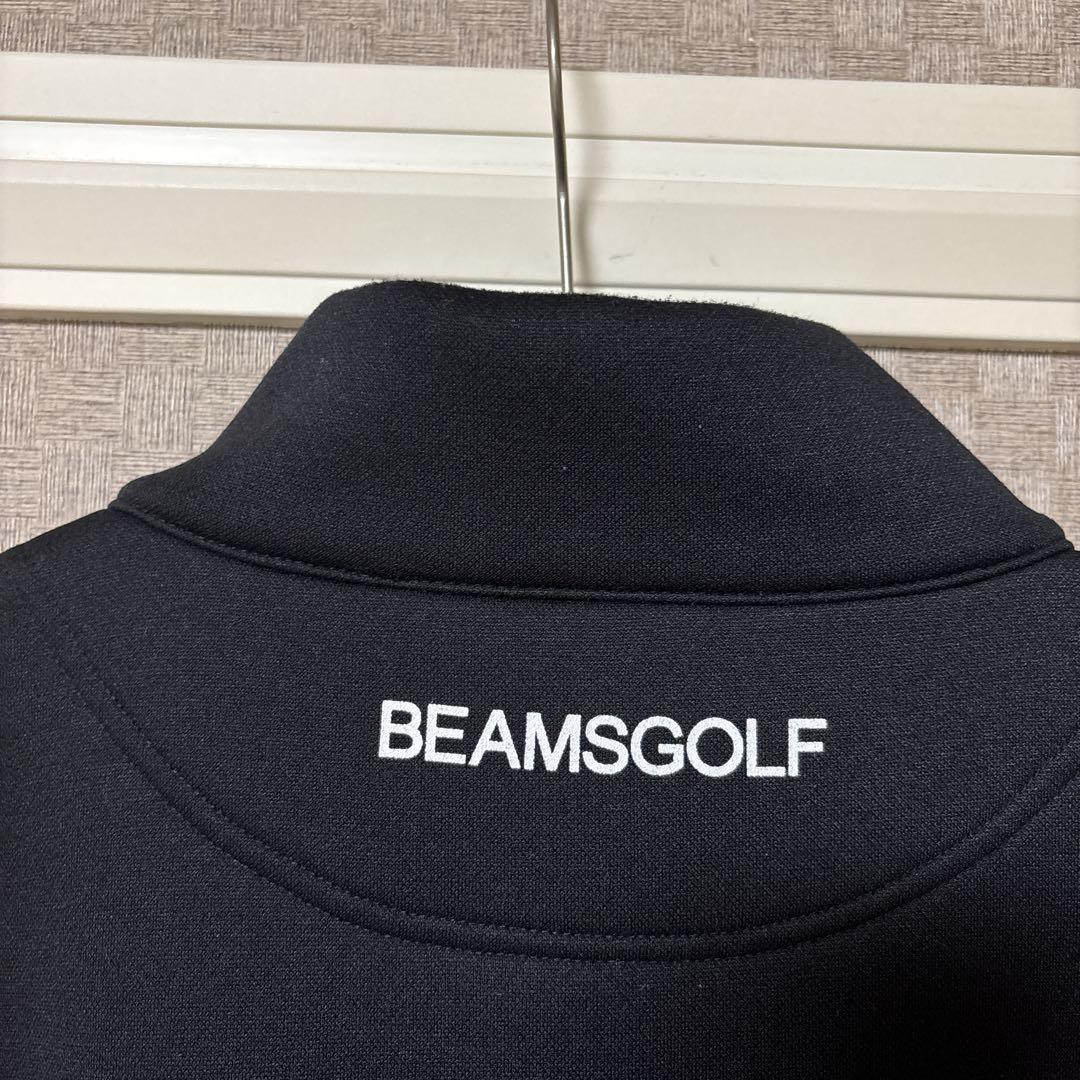 BEAMS GOLF ブラック ハーフジップジャケット L