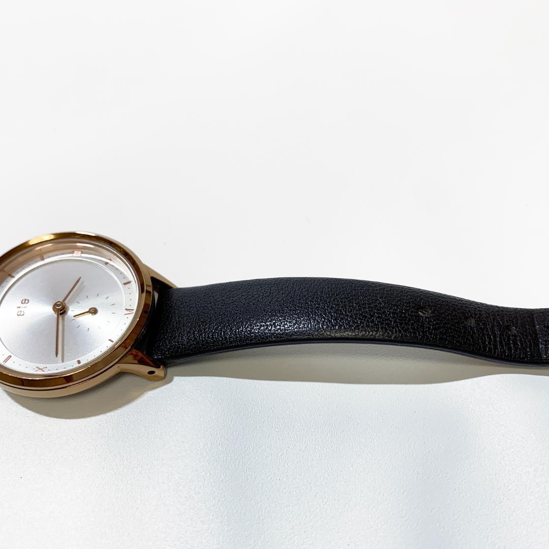美品】ete エテ 腕時計 Ever moment 可動品 シルバー×ゴールド