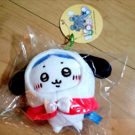 ちいかわ サンリオ ぷちミニフードマスコット ハチワレ ポチャッコ ちいかわ サンリオ ぷちミニフードマスコット(ハチワレ