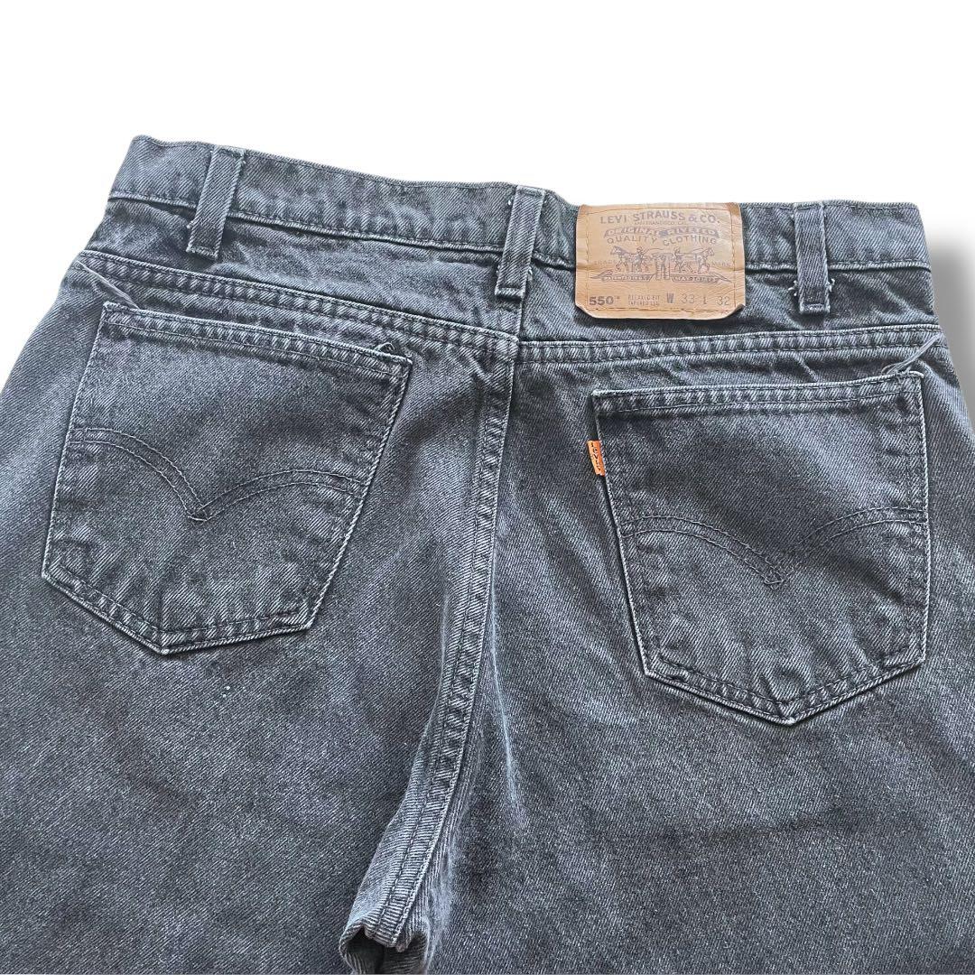 90s Levi's 550 リーバイス ブラック デニムパンツ ジーンズ