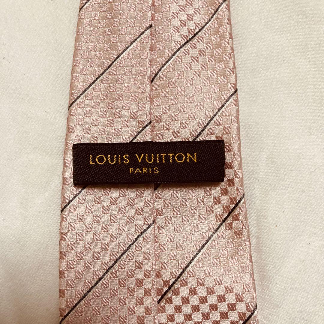 LOUIS VUITTON ピンク ネクタイ高級ネクタイ新品未使用