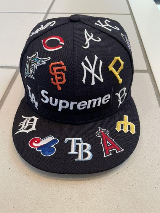 Supreme New era MLB 7 1/2 キャップ box logo