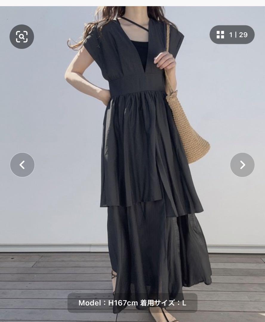 LAUIR ランダムティアードワンピース