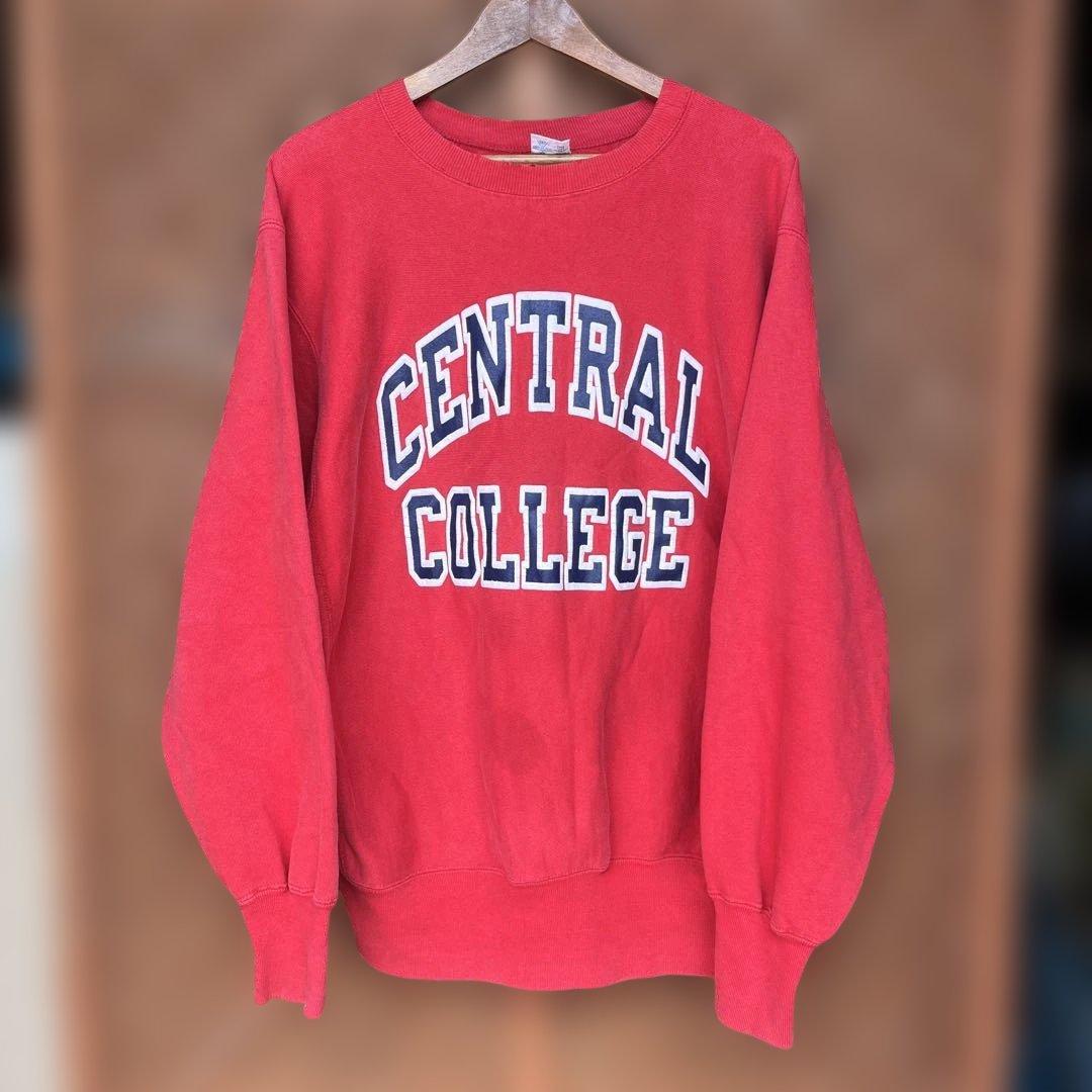 Champion XL 赤　ストリート　90年代　central college