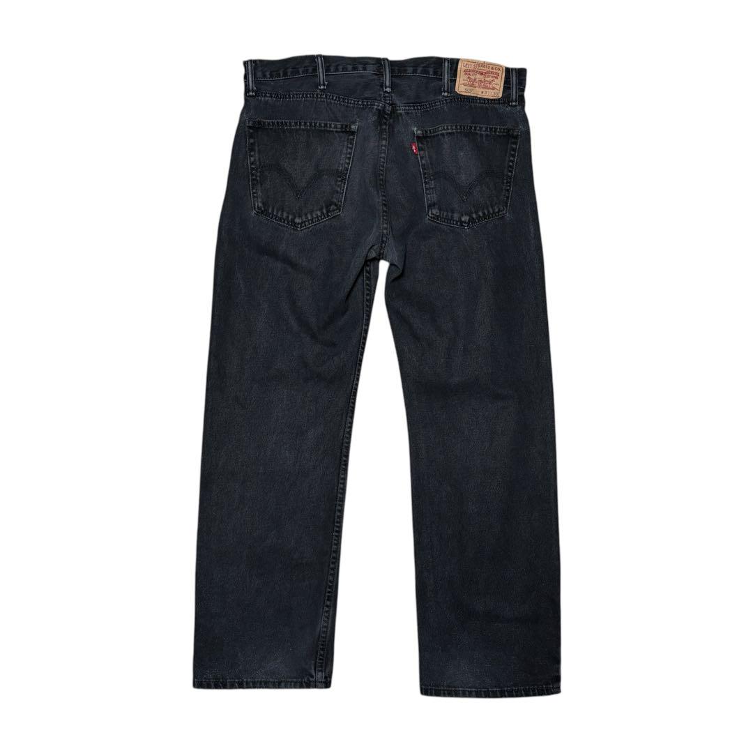 LEVI’S 505 38×30 ブラック デニムパンツ 輸入古着