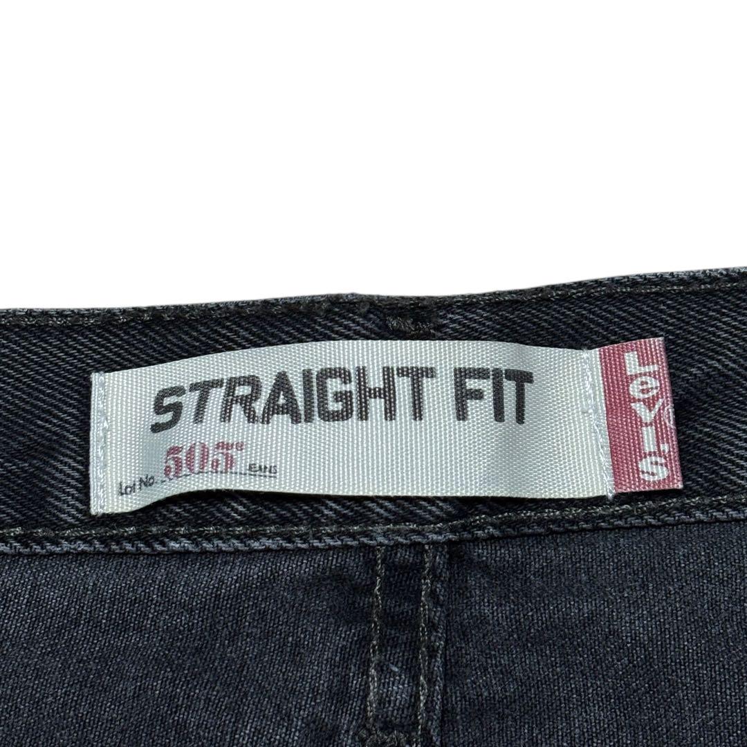 LEVI’S 505 38×30 ブラック デニムパンツ 輸入古着