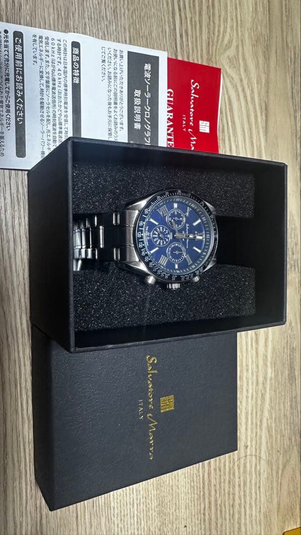 Salvatore Marra Italy 電波ソーラー腕時計 Salvatore Marra Italy 電波ソーラー腕時計