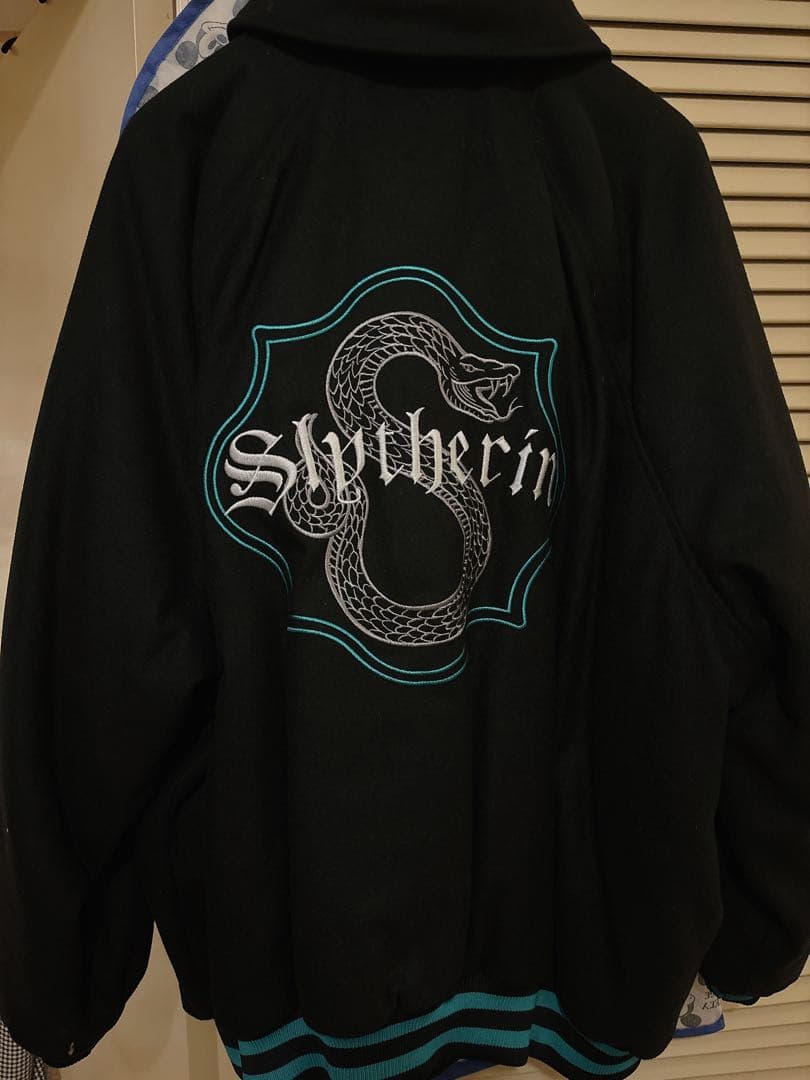 未着用品 スタジャン スリザリン ハリーポッター アウター XLXL LL