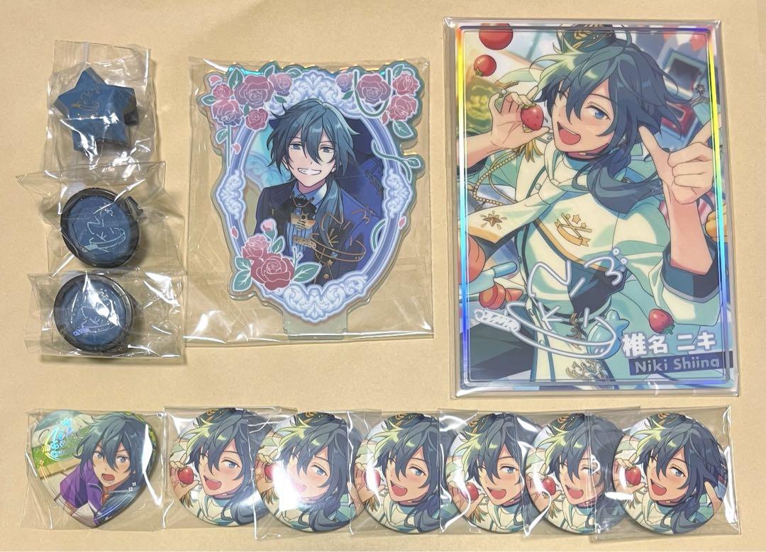 あんスタ　椎名ニキ　フィーチャー　缶バッジ　ポートレート　アクスタ　リングライト