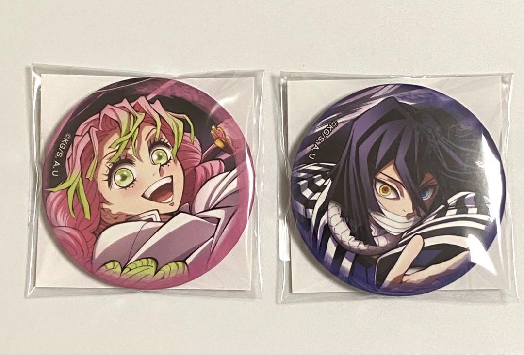 【高知インター店】 鬼滅の刃 全集展 メルカリ - 伊黒小芭内・甘露寺ま蜜璃 缶バッジ ピンズ・ピンバッジ・缶バッジ