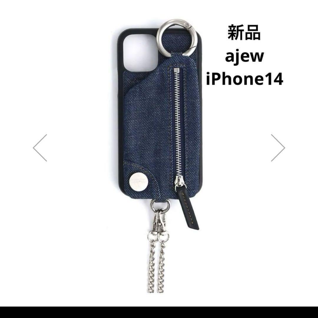 新品　ajew エジュー　RED CARD iPhone ケース デニム ajew（エジュー）× ジャパンメイドのデニムブランド「RED CARD