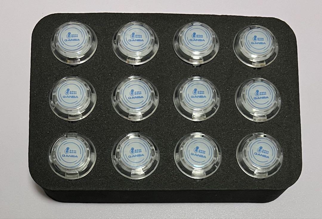 QANBA Gravity KS アケコン ボタン 24mm 白