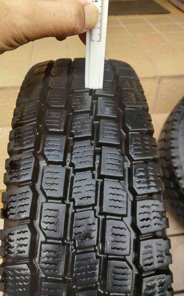 145R12 スタッドレス ホイールセット 4本 中古品 12インチ マルチ