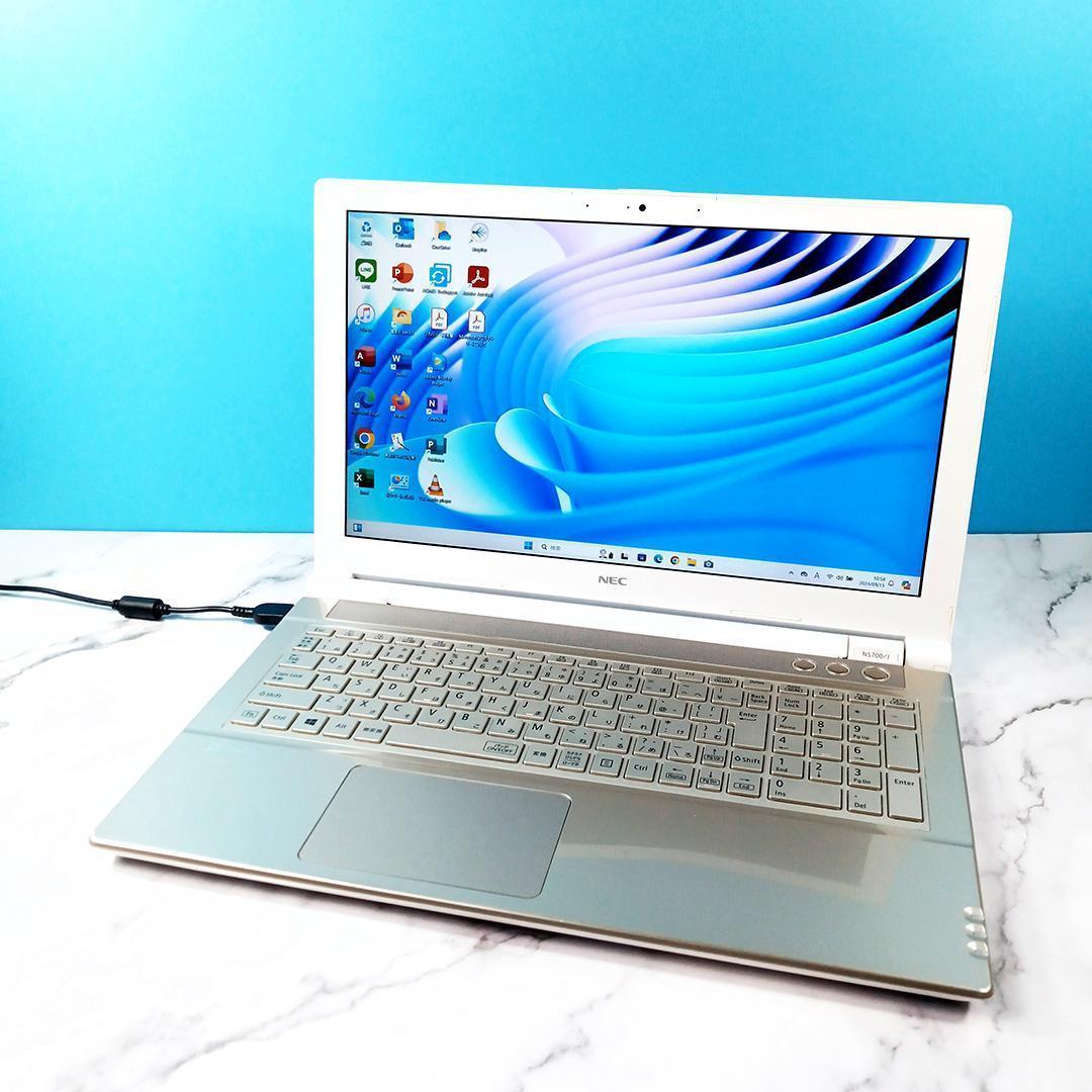 顔認証 第8世代 Core i7・16GB・SSD・フルHD・ノートパソコン 第8世代 Core i7・16GB・フルHD・SSD・オフィス付ノートパソコン