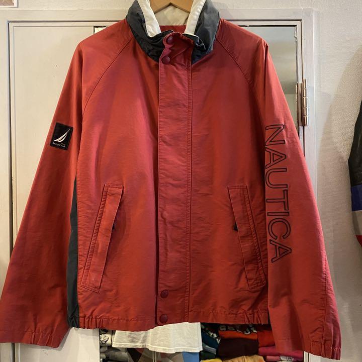ビンテージ ノーティカ nautica ナイロン ジャケット lサイズ 古着