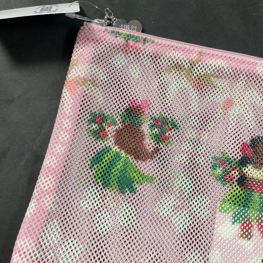 新品タグ付◆フェイラー FEILER◆メッシュポーチ2個セット◆マナマナ◆ピンク