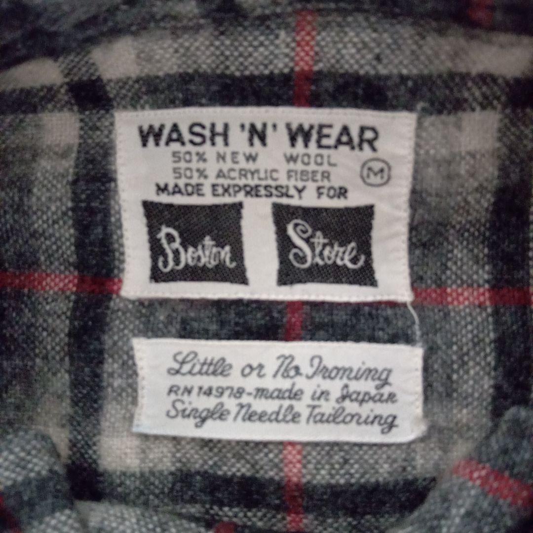 WASH 'N' WEAR wool シャドー オンブレ ペンドルトン ボード WASH 'N' WEAR wool シャドー オンブレ ペンドルトン ボード